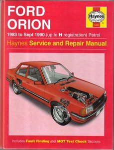 1009 Ford Orion Haynes Service and Repair Manual 1983 to 1990 - Picture 1 of 1