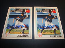 Neil Medchill 2010 1st Bowman Card Yankees Signed Authentic Autograph A9