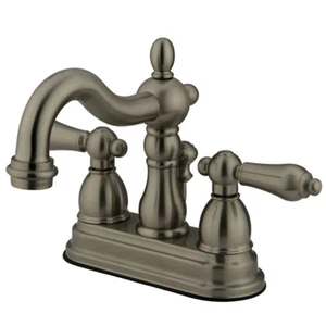 Elements Of Design EB1608AL Double Handle 4" Centerset Bathroom - Nickel - Picture 1 of 1