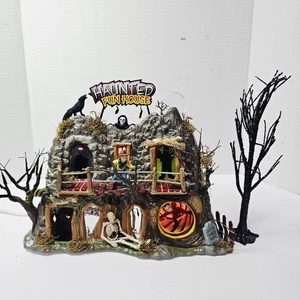 Department 56 Haunted Fun House Halloween Snow Village Tested Works With Box  - Picture 1 of 16