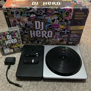 PlayStation 3  DJ HERO (Guitar Hero) Game & Turntable & Dongle - Faulty  - Picture 1 of 13