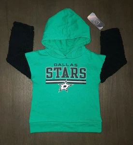 NUEVO NIÑO PEQUEÑO NHL DALLAS STARS FELPA POLAR SHERPA SUDADERA CON CAPUCHA TALLA 3T - Imagen 1 de 4