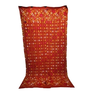 Phulkari Embroidered with Floss-Silk on Handwoven cotton,From punjab - Picture 1 of 5