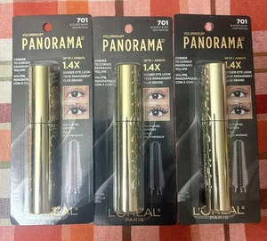3PK Loreal Voluminous Panorama Mascara ~ 701 Blackest Black ~ 0.33 FL OZ  - Picture 1 of 1
