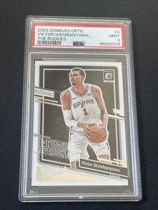 Victor Wembanyama 2023 Donruss Optic The Rookies RC #4 San Antonio Spurs PSA 9 - Picture 1 of 2