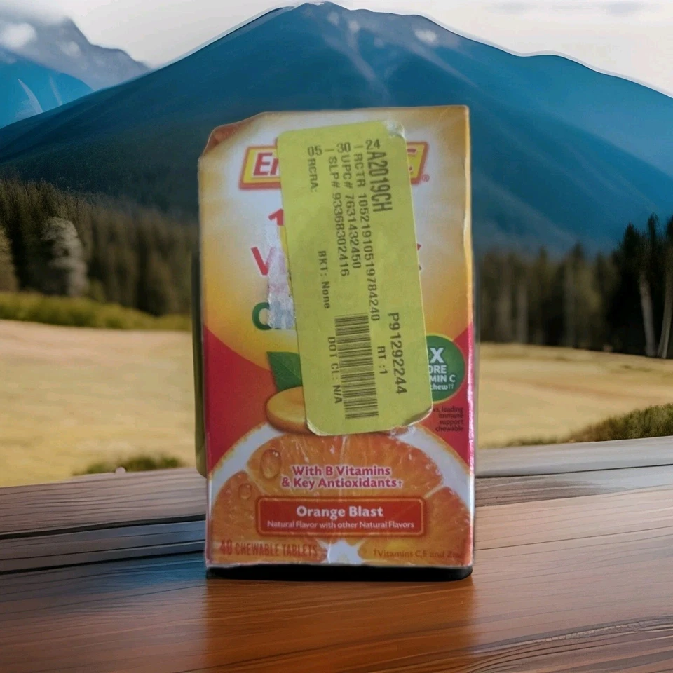 Emergen-C Orange Chewables 1000 mg 40 Chews By Emergen-C EXP Date 04/25 - Image 1 of 1