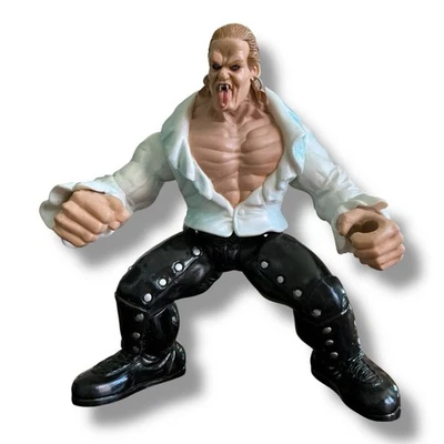 1998 Jakks WWE WWF Maximum Sweat Gangrel Wrestling Spitting Action Figure - Image 1 of 4