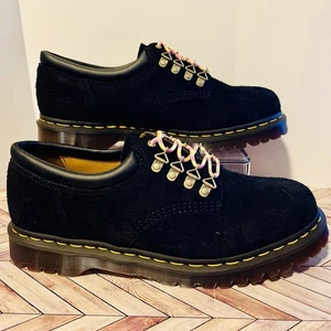 Dr. Martens 8053 BEN Black Long Napped Suede Men 12 Oxford Shoes Limited Edition - Picture 1 of 10