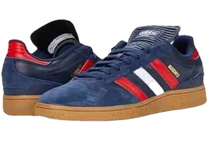 ADIDAS Skateboarding Busenitz Collegiate Navy/Scarlet/White Shoes Men’s 10 NEW - Picture 1 of 13