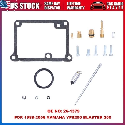 Kit de reconstrucción de carburador 26-1379 para Yamaha YFS200 Blaster 1988-2006 Foto 1 de 4