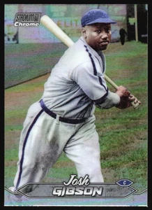 2024 Topps Stadium Club Josh Gibson #107 Chrome Refractor Homestead Grays - Bild 1 von 2