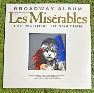 Les Miserables Broadway Musical Soundtrack GHS 24151 2x LP Album 1987 Geffen VG+ - Picture 1 of 4