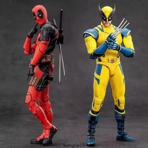 Deadpool und Wolverine Actionfigur Sammlermodell bewegliche Gelenke ZD - Bild 1 von 28