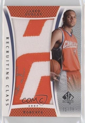 2007-08 SP Authentic /75 Jared Dudley #RC-DU RPA Rookie Patch Auto RC - Image 1 of 2