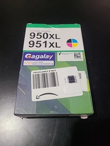 Gagalay 950XL 951XL Ink Cartridges Combo Pack Compatible for HP 950 951 (4 Pack) - Picture 1 of 5