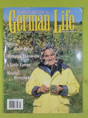 German Life Magazine 1996 June/July Fashion Review 96 Vintage Culture History Foto 1 de 4