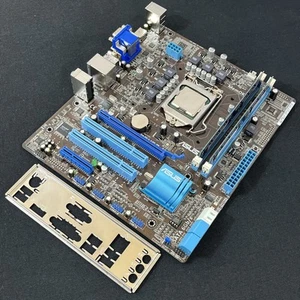 MOTHERBOARD/CPU/RAM COMBO: ASUS P8H67-M LE LGA 1155 + Intel i3 2100 + 4GB DDR3 - Picture 1 of 9