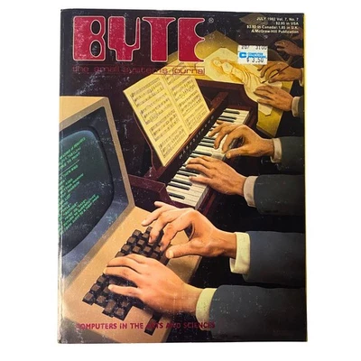 Byte Magazine July 1982 Vol 7 No. 7 Computers in The Arts and Sciences  - Image 1 of 3