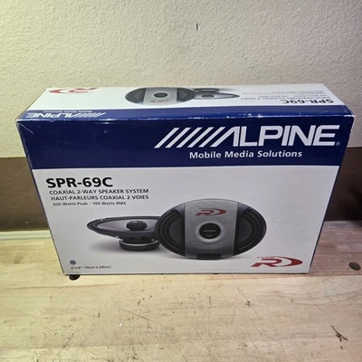 Altavoces coaxiales bidireccionales Alpine SPR-69C - 100/300 vatios - Foto 1 de 4