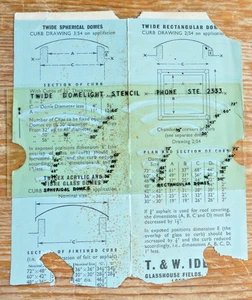 Vintage TWIDE Domelight Stencil for technical drawing. The cover is grubby - Picture 1 of 3