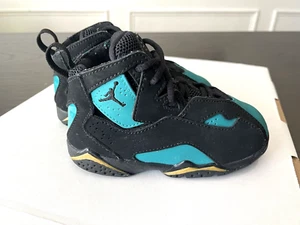 Air Jordan Retro 7 VII Bordeaux BT Kleinkind schwarz 645071-014 Größe 8C ~ gebraucht - Bild 1 von 9