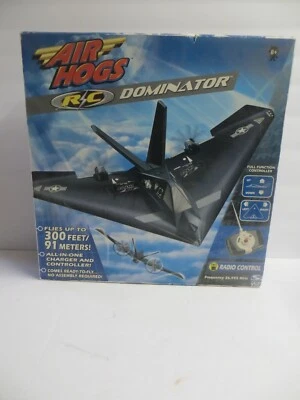 NUEVO en caja Air Hogs RC Dominator Stealth Airplane todo en uno listo para volar Foto 1 de 4