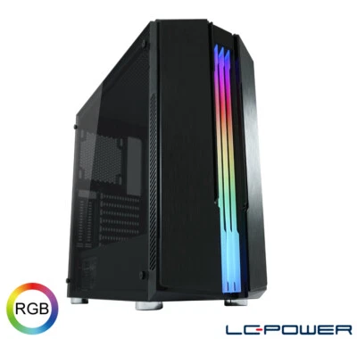 LC-Power - ATX-Gaming-Gehäuse - Gaming 702B Skyscraper_X - Hartglas - RGB - USB - Bild 1 von 4