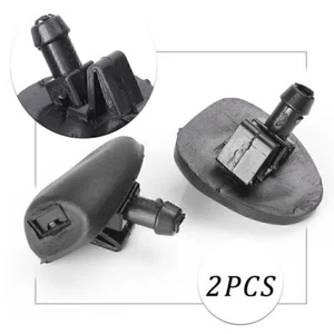 Lavadora de parabrisas delantero jet para peugeot 206 c2 plástico negro 1 par - Imagen 1 de 7