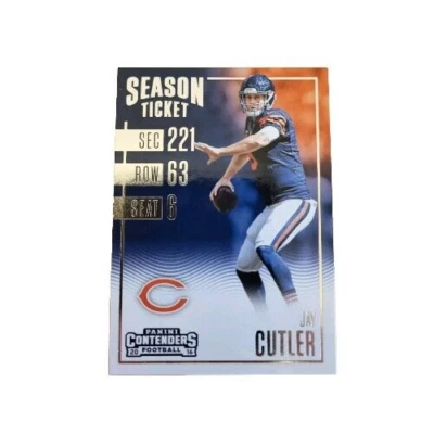 Tarjeta de fútbol americano 2016 Panini Contenders #26 Jay Cutler Chicago Bears NFL (E5 Foto 1 de 2