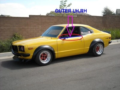 MAZDA ROTARY RX3 808 818 MIZER SAVANNA WINDOW BELT GLASS SEAL DOOR WEATHER STRIP - Image 1 of 4