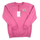 Macpac Kids Youth Organic Cotton FT Crew Neck Pullover Jumper Size 10 New Pink
