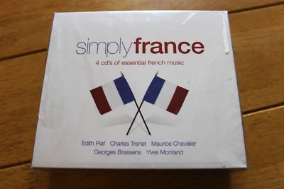 SIMPLY FRANCE - VARIOUS ARTISTS (CD, 4 DISC BOX SET) [NEW SEALED] Foto 1 de 4