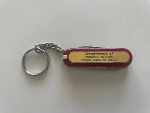 De colección HAMMARS SOLDADURA Smiths Creek MI Llavero Plegable Cuchillo Tijeras Lima de Uñas - Imagen 1 de 5