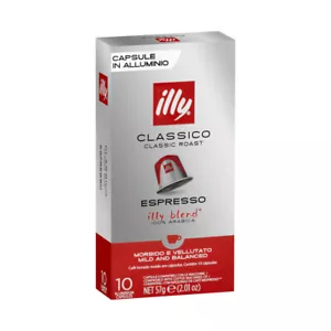 Illy Classico Classic Roast Espresso Capsules Bulk 100pk Coffee Pods 10 X 10 Box - Picture 1 of 1
