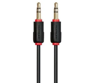 Audio cable 1x MiniJACK 3,5mm Male/Male Gold plated Screened 1,5m. TECHLINK - Zdjęcie 1 z 4