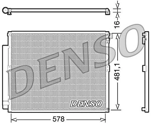 Condensador de CA Denso para Toyota Land Cruiser PRADO 02-10 8846135150 Foto 1 de 1