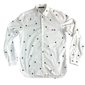 Neil Barrett Mens 16 41 Darth Vader Space Invaders Dress Shirt SLIM Italy Made - Picture 1 of 10