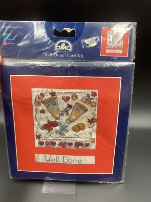 Creative World DMC Counted Cross Stitch Well Done Card Kit - Image 1 of 4