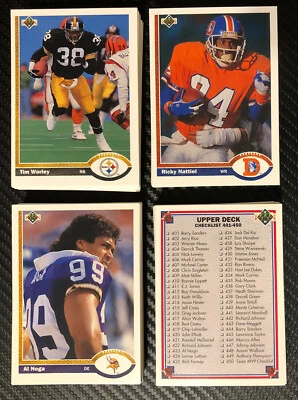 1991 Upper Deck Football Cards (#250-500) Lot You Pick - Image 1 of 2