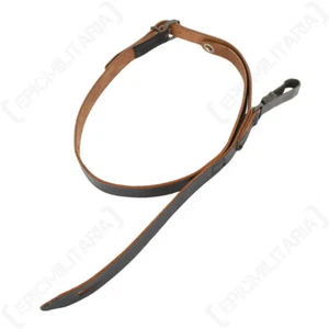 German WW2 Leather Canteen Strap Repro Drinking Flask Bottle Canteen New - Picture 1 of 2