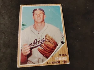 1962 Topps #175 Frank Howard Los Angeles Dodgers Baseball Card VG - Picture 1 of 2