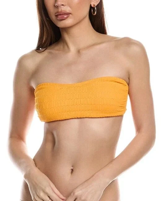 Top de bikini Vince Camuto bandeau para mujer talla L mango desmontable push up tazas natación Foto 1 de 4