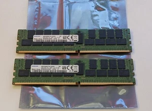 2x Samsung 64 GB DDR4 2933 LRDIMM ECC Registered M386A8K40DM2 PC4-23400 288 - Bild 1 von 1