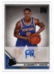 RJ Barrett 2019-20 Clearly Donruss novato autógrafo automático SP New York Knicks - Imagen 1 de 2