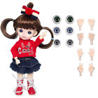 1/8 BJD Doll Girl Makeup Clothes Full Set Outfits Free Replacement Eyes Gesture