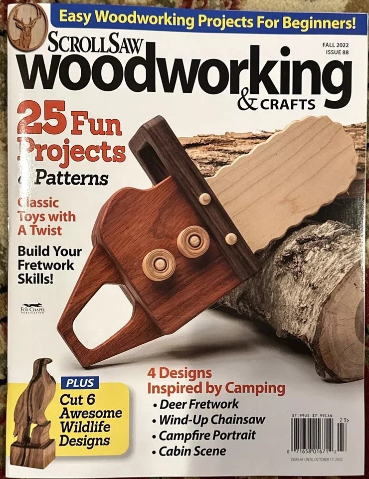 Scroll Saw Woodworking And Crafts magazine Fall 2022 Issue 88 - Image 1 of 1