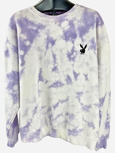 Playboy Tie Dye Sweatshirt M Medium Baumwollmischung Sweater Pullover x Missguided - Bild 1 von 7