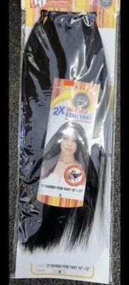 Yaky 16-18 дюймов черные мамбо вязаные крючком волосы женская коллекция - Изображение 1 из 4