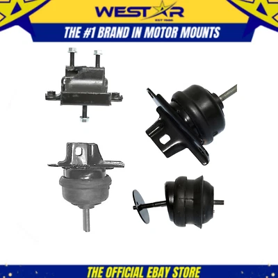 Juego de 4 piezas de montaje de motor y transmisión para Cadillac Seville 1998-2004 4,6 L Foto 1 de 4