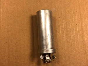 Vintage 30 + 15 + 20 uf at 350v/300v/25v Can Capacitor 1953 Cornell Dubilier 1" - Picture 1 of 8